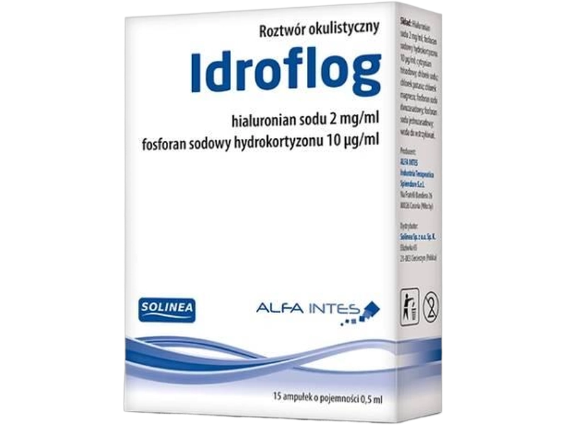 Idroflog, krople do oczu