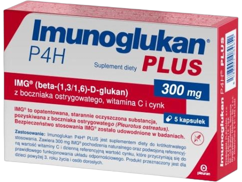 Imunoglukan P4H Plus, kapsułki
