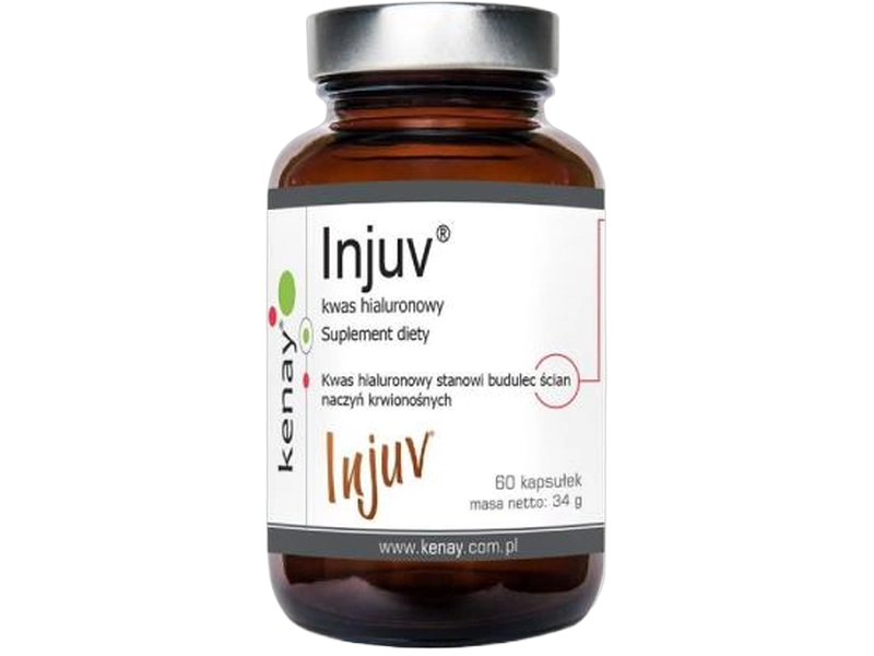 Injuv Kwas hialuronowy, kapsułki, 12,6 mg