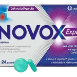Inovox Express, smak miętowy, pastylki do ssania, 2 mg + 0,6 mg + 1,2 mg