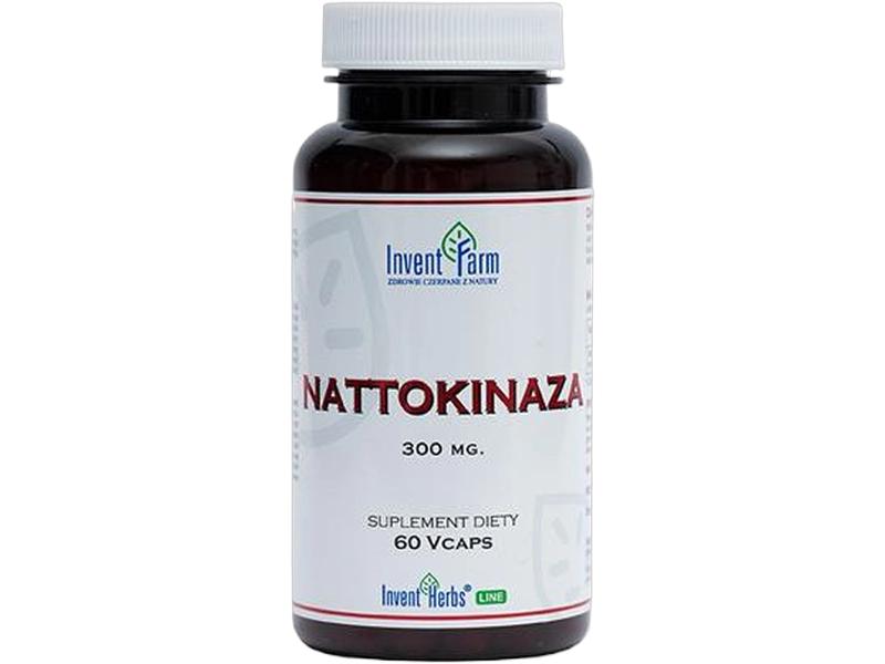 Invent Farm Nattokinaza, kapsułki, 300 mg