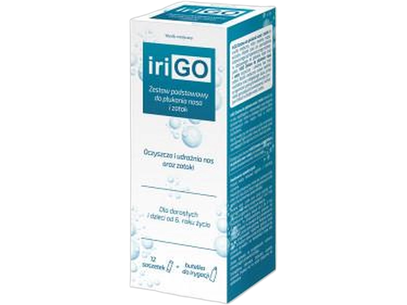 Irigo, zestaw do płukania nosa i zatok