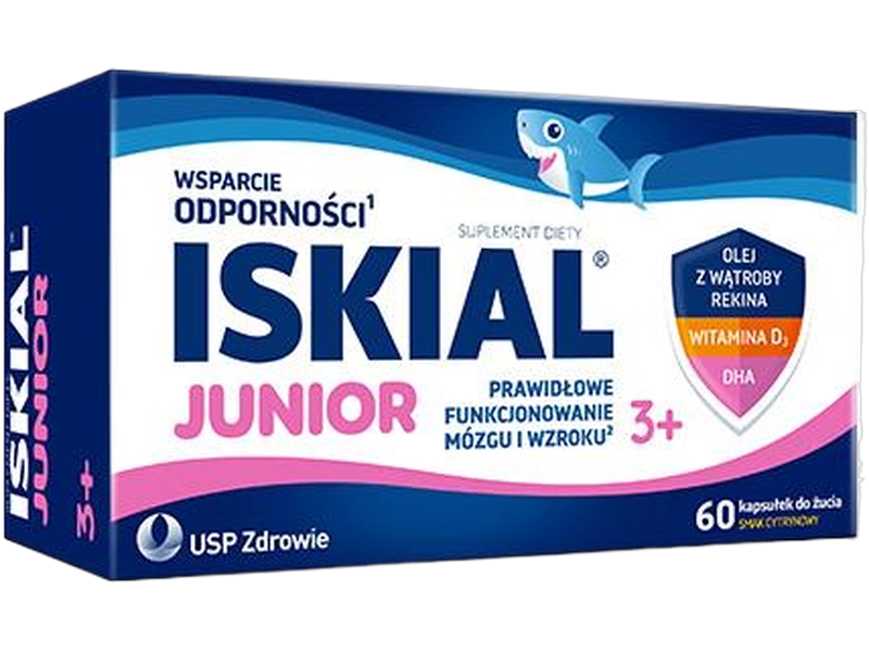 Iskial Junior, kapsułki do żucia