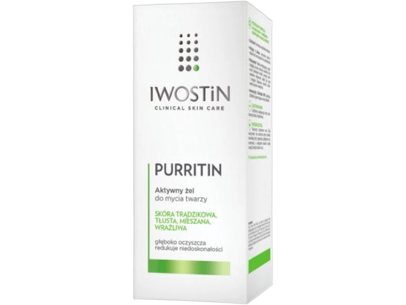 Iwostin Purritin aktywny żel do mycia twarzy