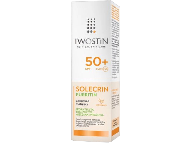 Iwostin Solecrin Purritin lekki fluid matujący SPF