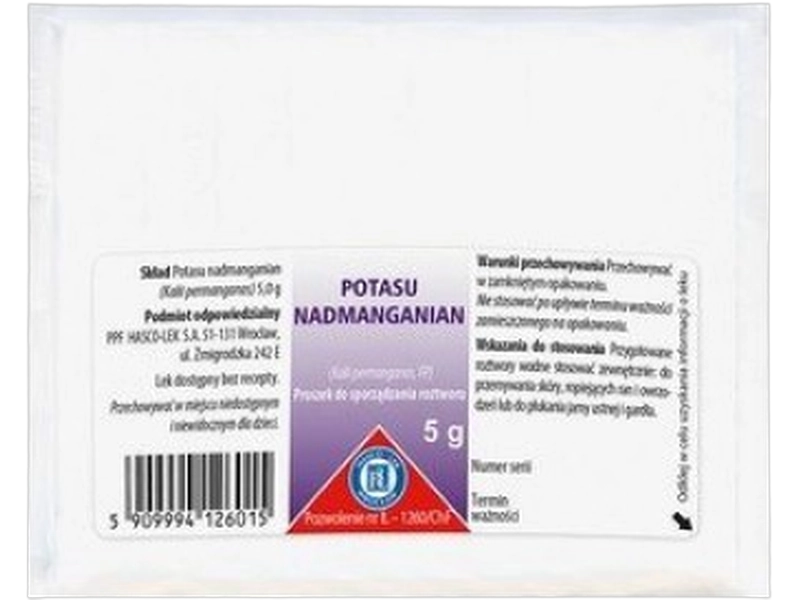 Kalium hypermanganicum (Nadmanganian potasu), proszek/Hasco