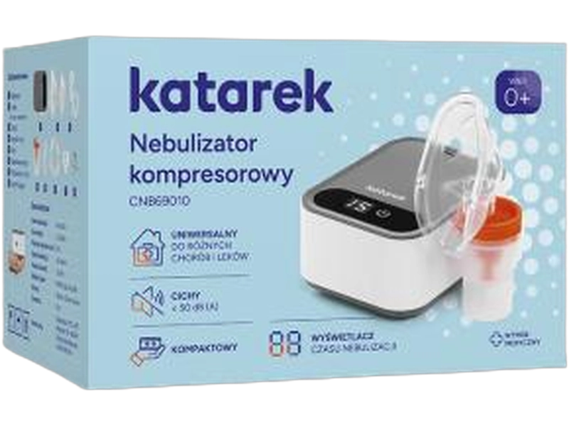 Katarek Nebulizator kompresorowy, inhalator/nebulizator