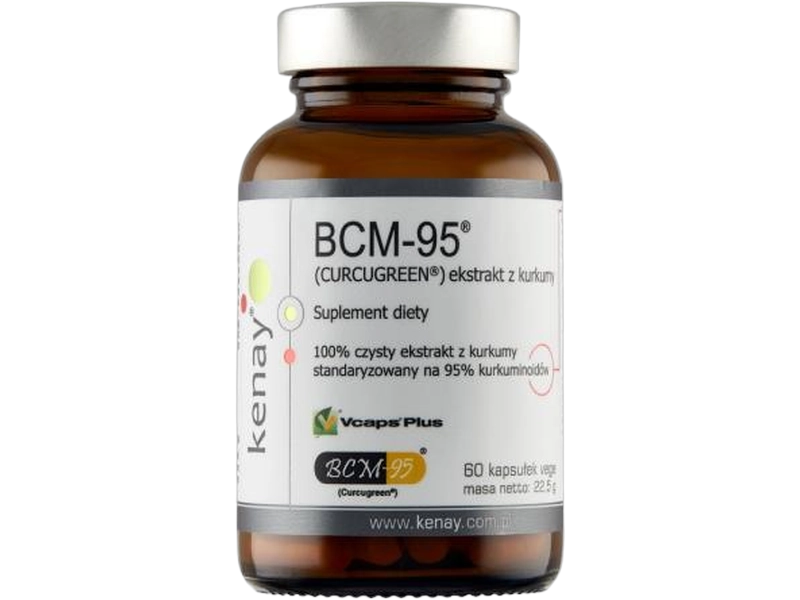 Kenay Bcm-95 ekstrakt z kurkumy, kapsułki, 750 mg
