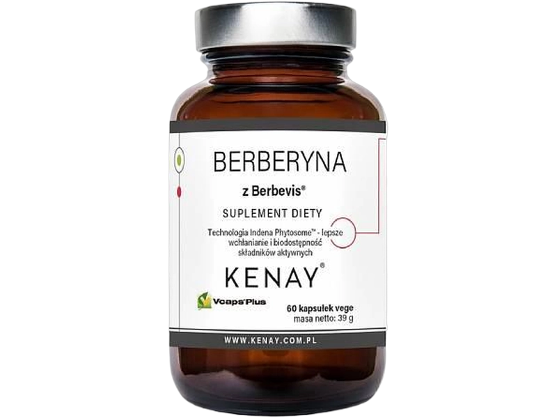 Kenay Berberyna fosfolipidowa fitosomowa, kapsułki, 30%