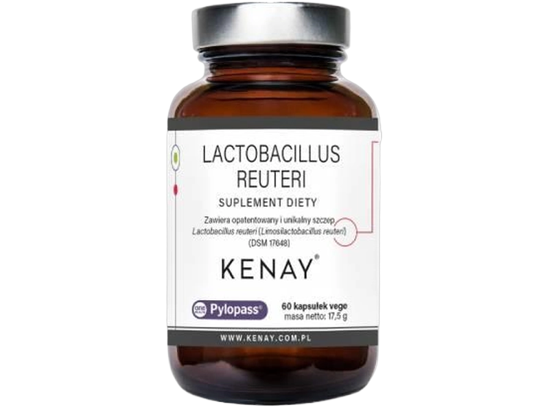 Kenay Lactobacillus reuteri Pylopass, kapsułki, 230 mg