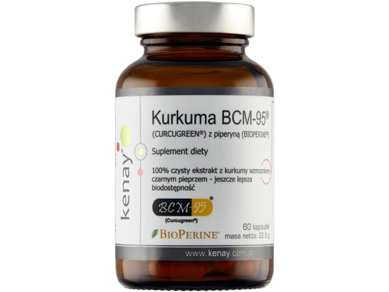 KenayAG Kurkuma BCM-95 z piperyną, kapsułki