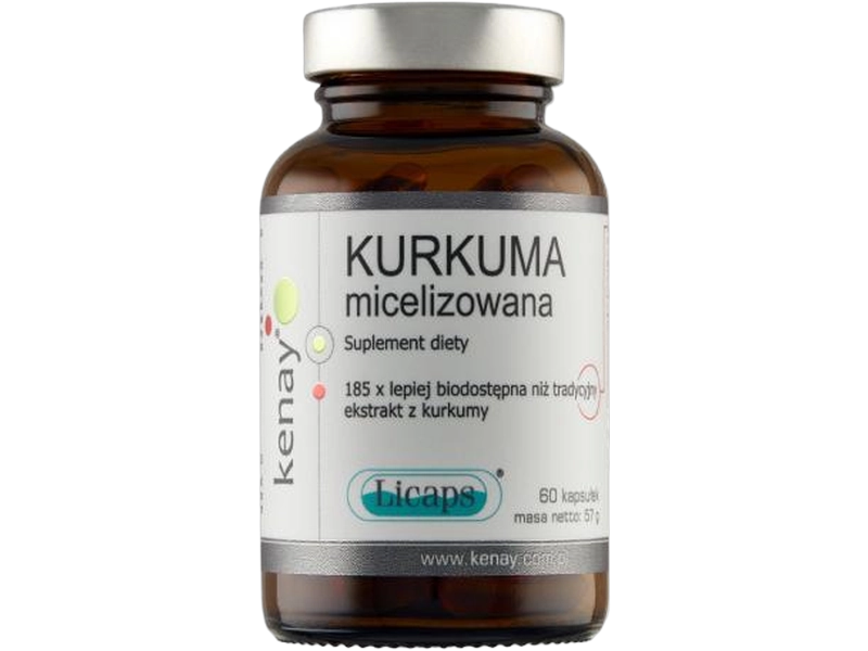 KenayAG Kurkuma micelizowana Licaps, kapsułki