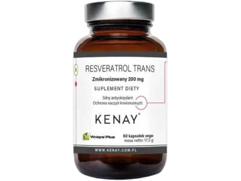 Zdjęcie produktu KenayAG Resweratrol trans zmikronizowany, kapsułki, 200 mg