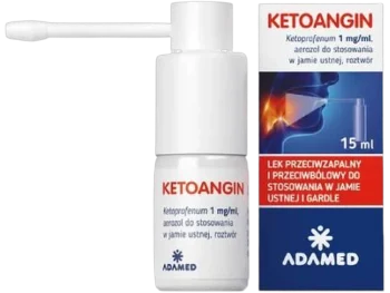 Zdjęcie produktu Adamed Ketoangin, aerozol do jamy ustnej, 1 mg/ml