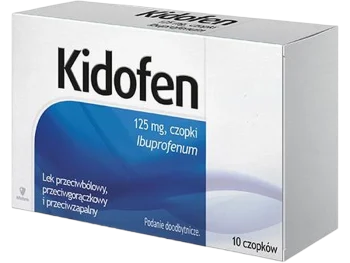 Kidofen, czopki, 125 mg