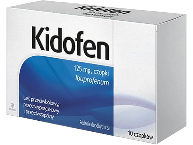 Kidofen, czopki, 125 mg