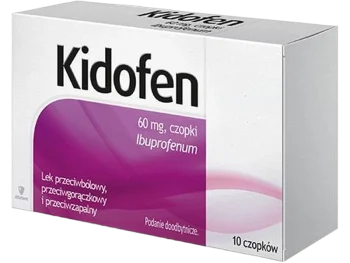Zdjęcie produktu Kidofen, czopki, 60 mg