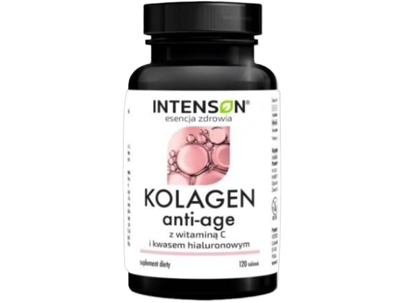 Kolagen Anti-age z kwasem hialuronowym i witaminą C, tabletki