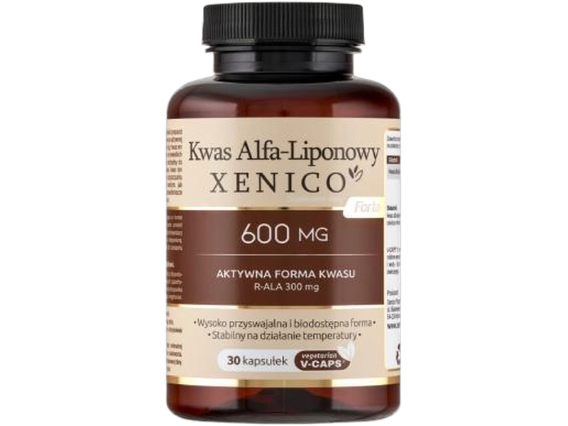 Kwas alfa-liponowy Forte Xenico, kapsułki, 600 mg