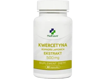 Zdjęcie produktu Kwercetyna (Sophora japonica), kapsułki, 475 mg