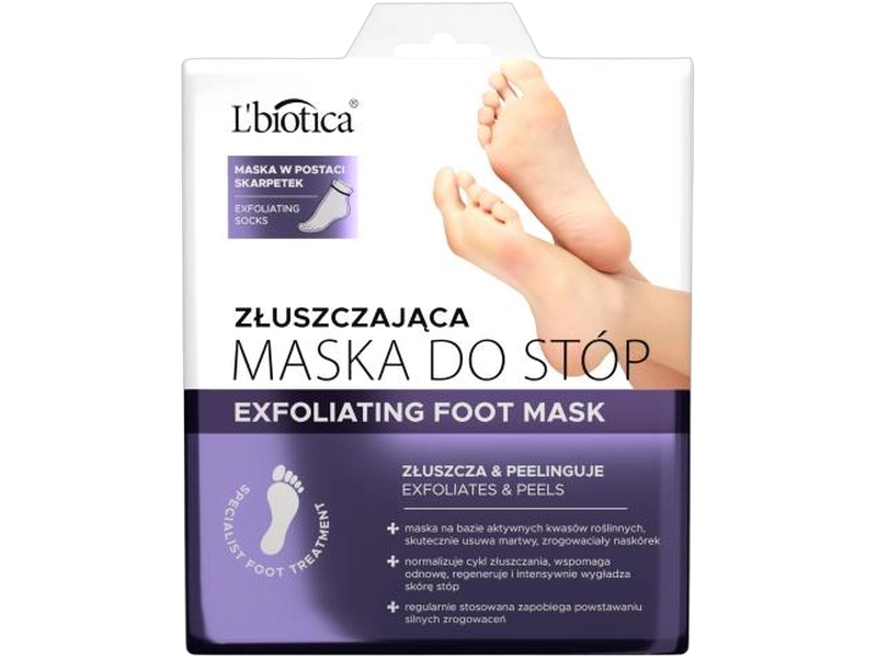 L`Biotica, złuszczająca maska do stóp
