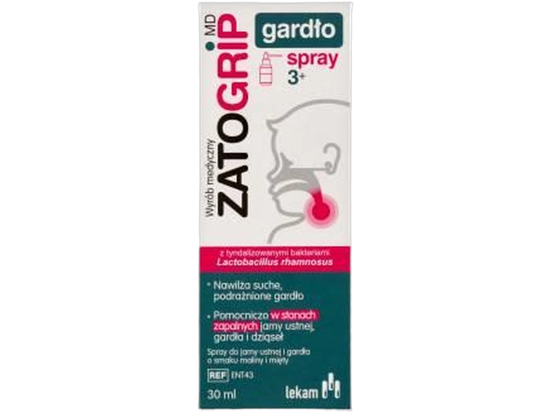 Lek-Am Zatogrip gardło, spray
