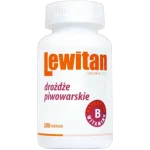 Lewitan drożdże piwowarskie, tabletki