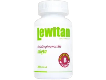 Lewitan, tabletki z miętą