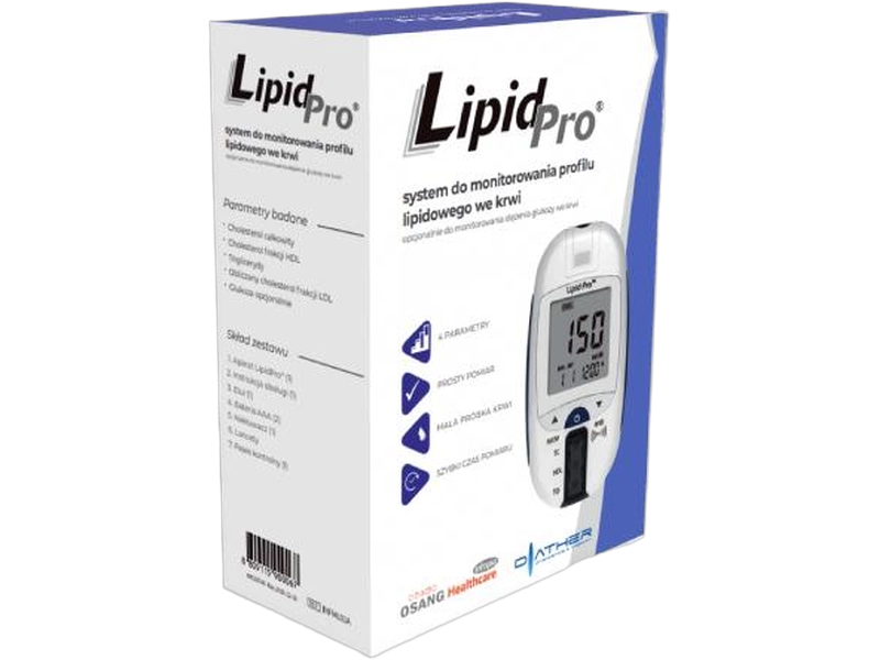 Lipidpro Aparat do oznaczania profilu lipidowego, sprzęt medyczny