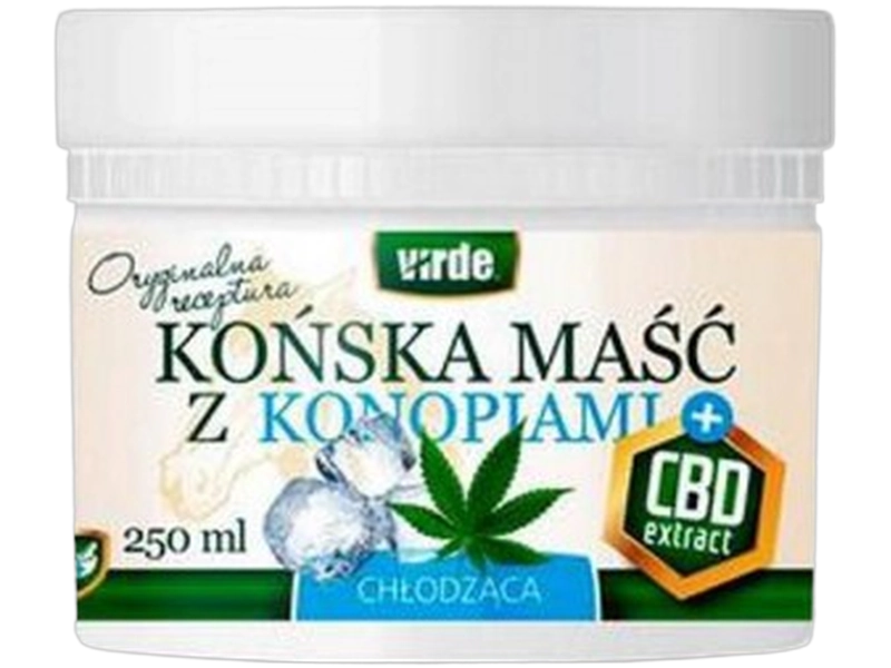 Maść końska chłodząca z konopiami