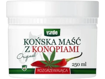 Maść końska rozgrzewająca z konopiami