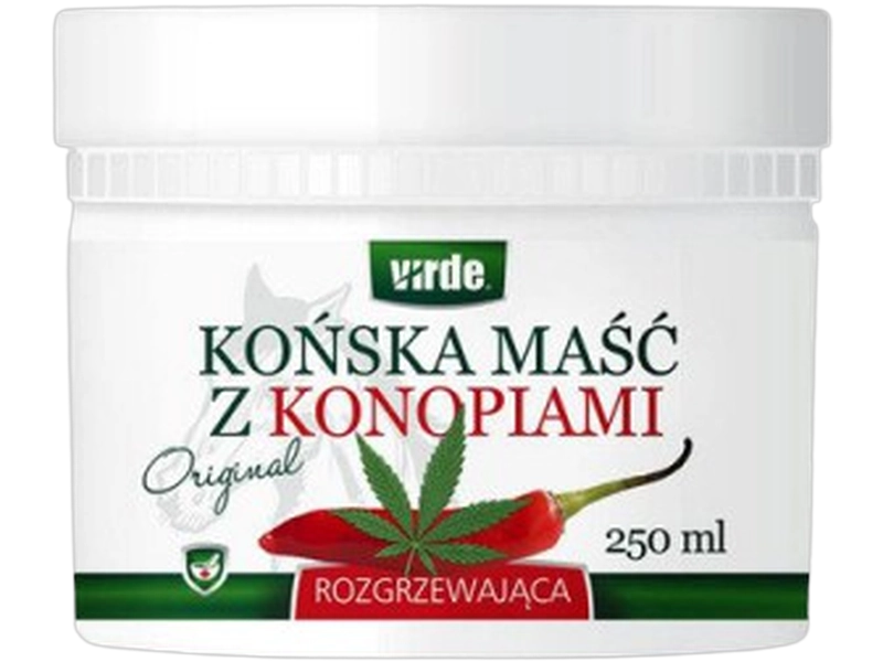 Maść końska rozgrzewająca z konopiami