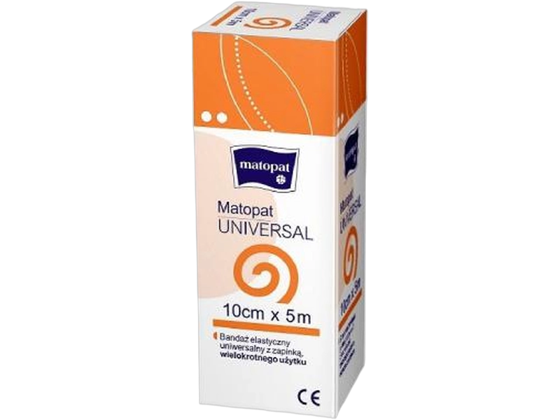 Matopat Bandaż elastyczny Universal 10 cm x 5 m, opaska elastyczna
