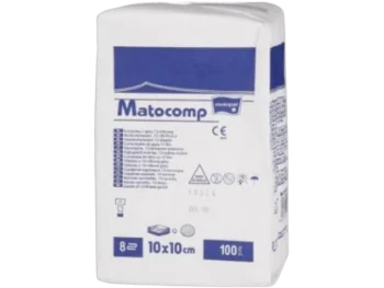 Zdjęcie produktu Matopat kompresy niejałowe z gazy 13N 8W, 5 cm x 5 cm