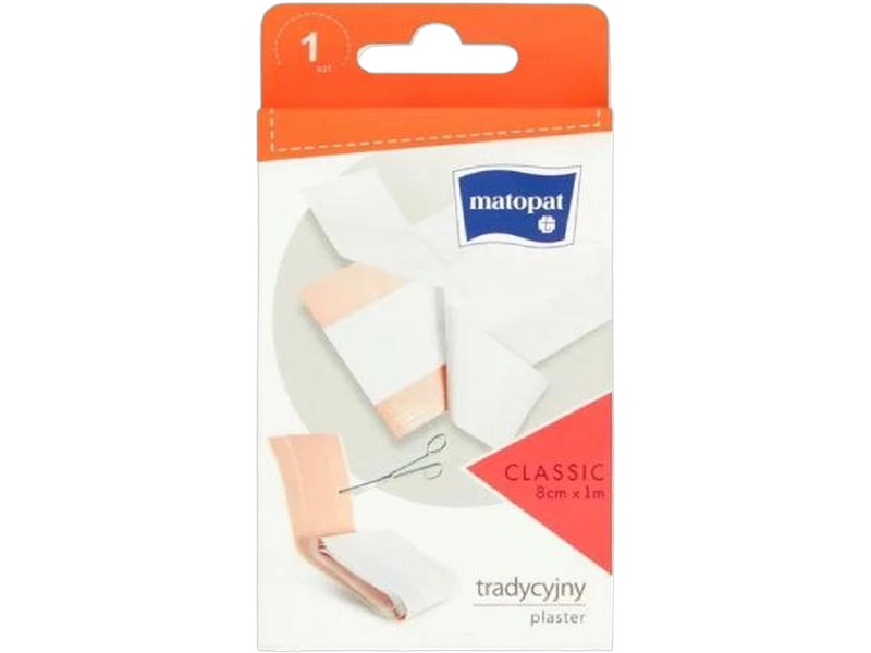 Matopat plaster tkaninowy do cięcia CLASSIC 8cmx1m