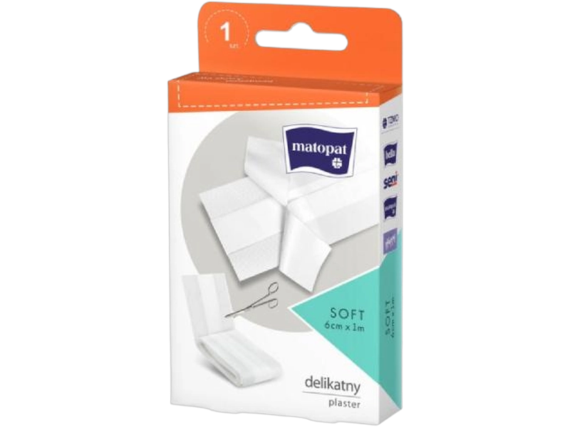 Matopat Plaster włókninowy do cięcia SOFT 6 cm x 1 m