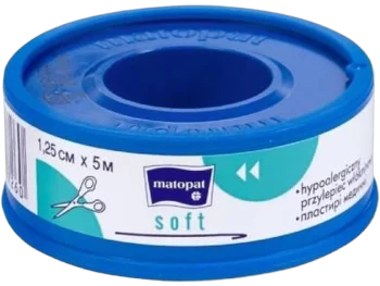 Zdjęcie produktu Matopat przylepiec włókninowy SOFT, 1,25 cm x 5 m
