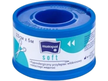 Zdjęcie produktu Matopat przylepiec włókninowy SOFT, 2,5 cm x 5 m