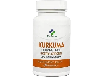 Zdjęcie produktu Medfuture Kurkuma + piperyna + imbir, kapsułki