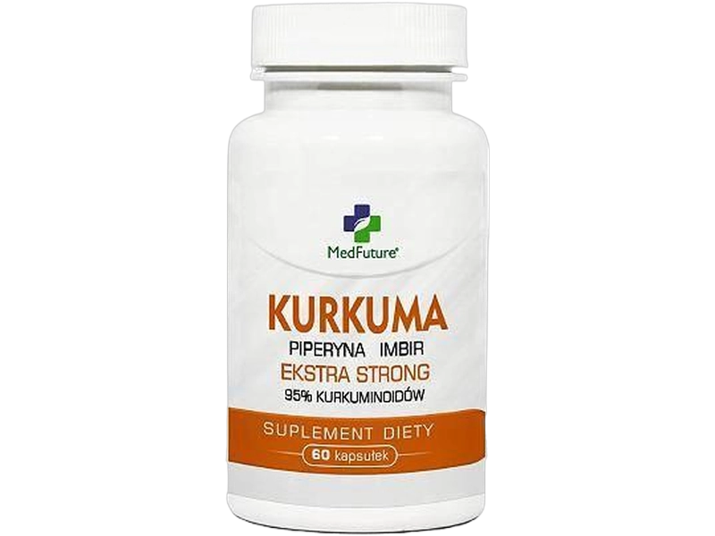 Medfuture Kurkuma + piperyna + imbir, kapsułki