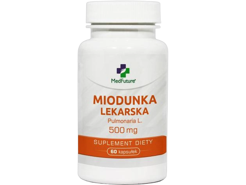 Medfuture Miodunka lekarska zioło płucne, kapsułki, 500 mg