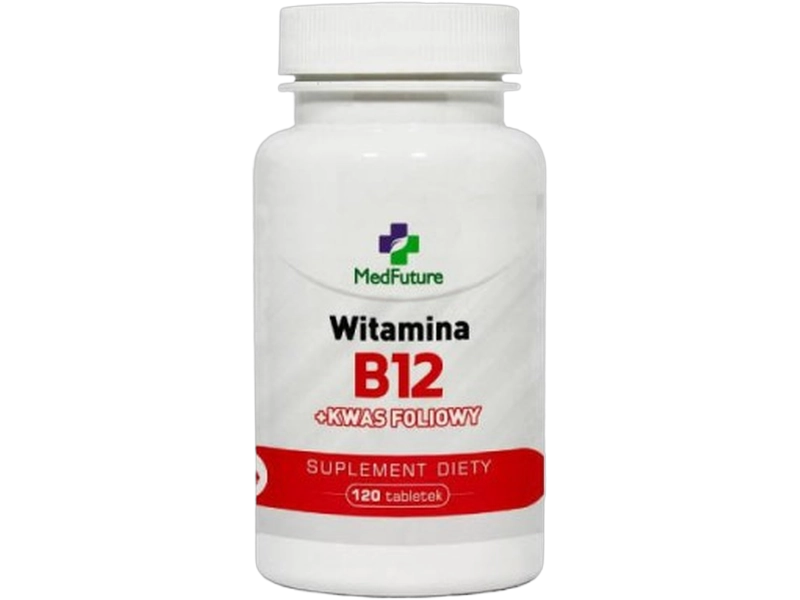 Medfuture Witamina B12 + kwas foliowy, tabletki