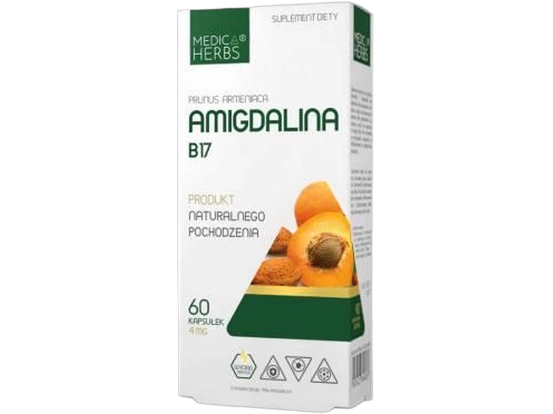 Medica Herbs Amigdalina B17, kapsułki, 4 mg