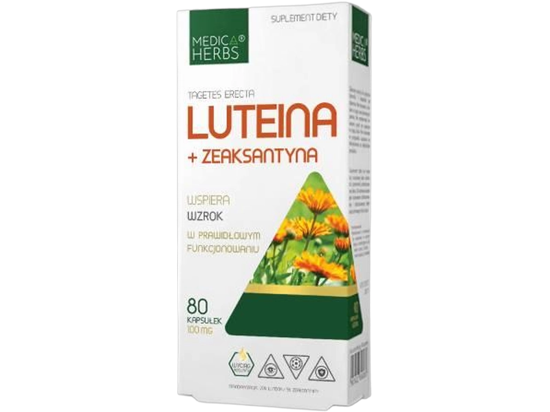 Medica Herbs Luteina + zeaksantyna, kapsułki