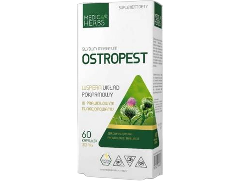 Medica Herbs Ostropest, kapsułki, 250 mg
