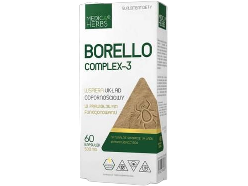 Medica Herbs Podstawowy protokół Buhnera Borello Complex-3, kapsułki