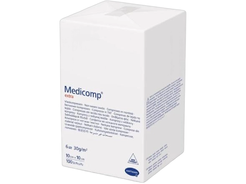 Medicomp Extra kompresy niejałowe 10 cm x10 cm
