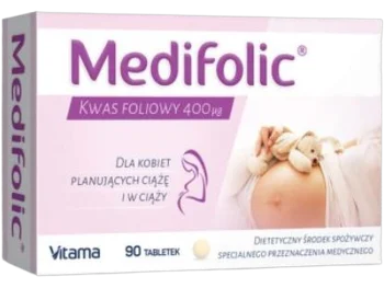 Zdjęcie produktu Medifolic kwas foliowy, tabletki, 400 µg