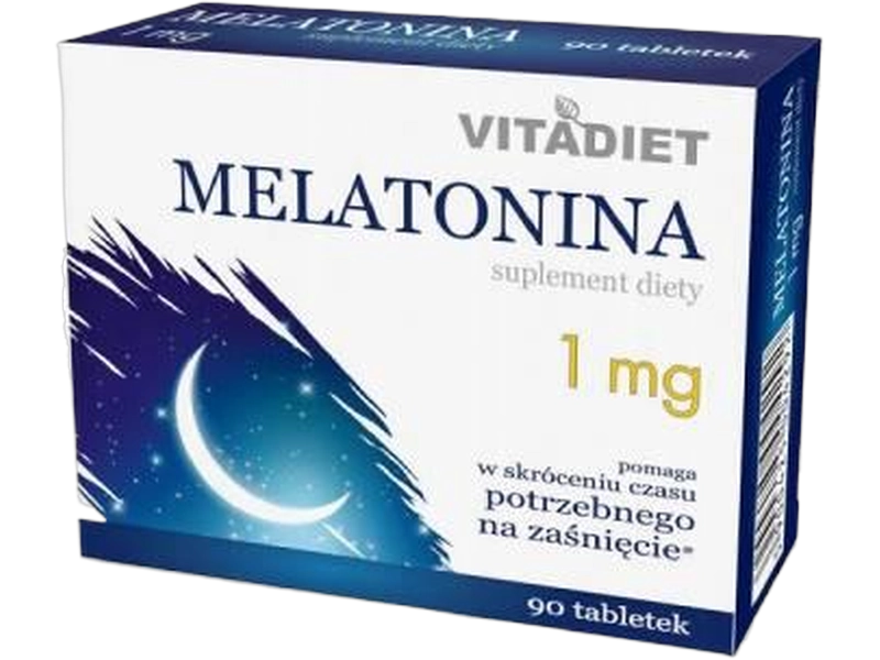 Melatonina, tabletki, 1 mg/Vitadiet