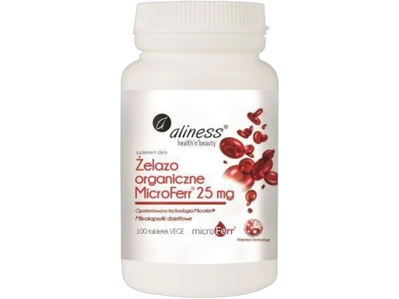 MicroFerr Żelazo organiczne, tabletki